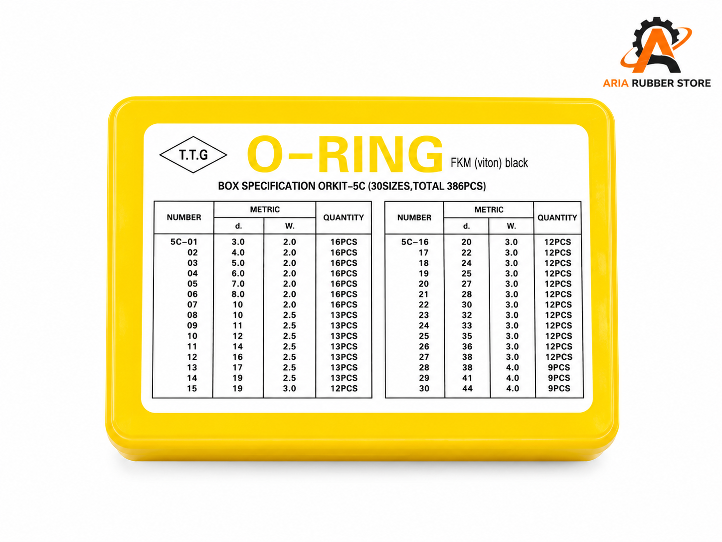 کیت اورینگ اینچ 30 سایز 382قطعه وایتون FkM
